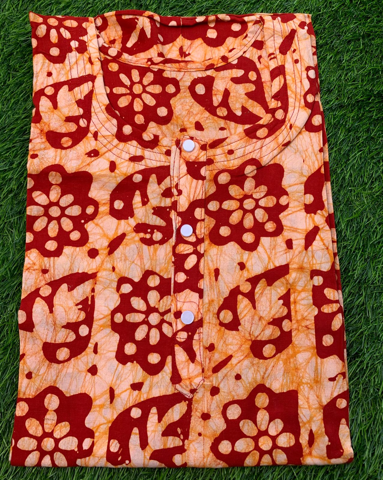 Hand Made Soft Cotton Batik Nighty