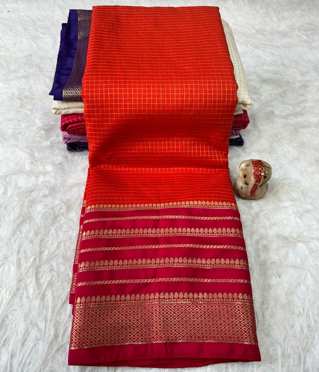 Mysore Crape Silk Saree