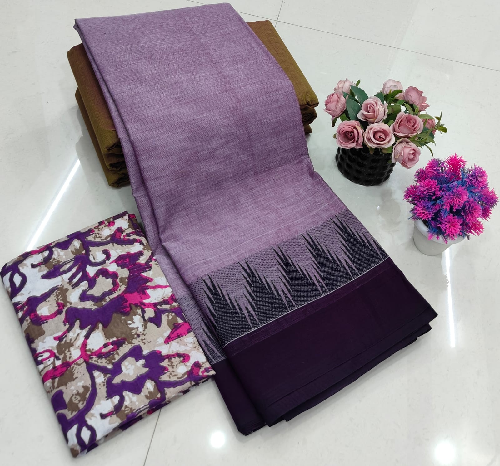 Chettinadu Fancy Cotton Saree