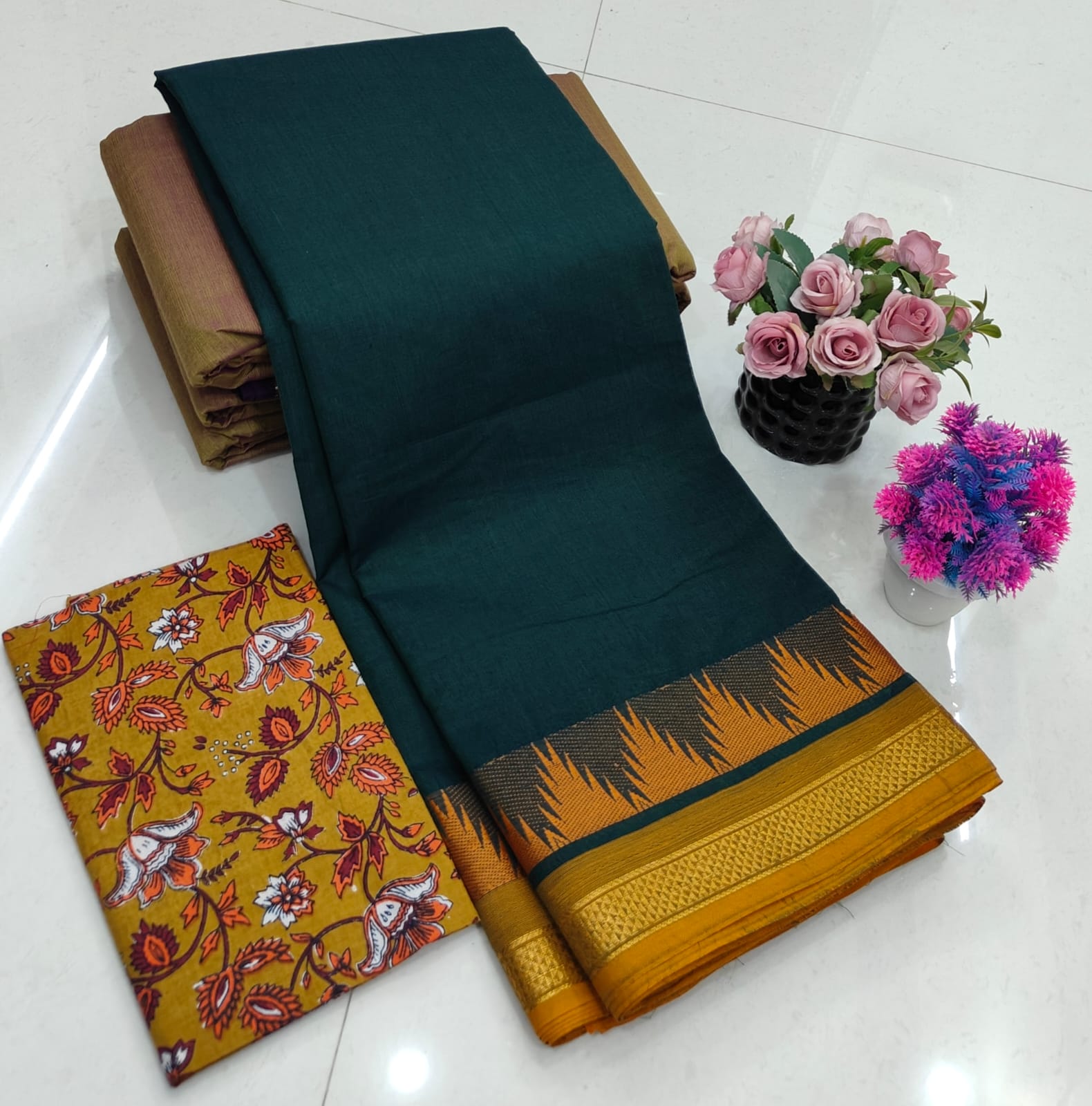 Chettinadu Fancy Cotton Saree