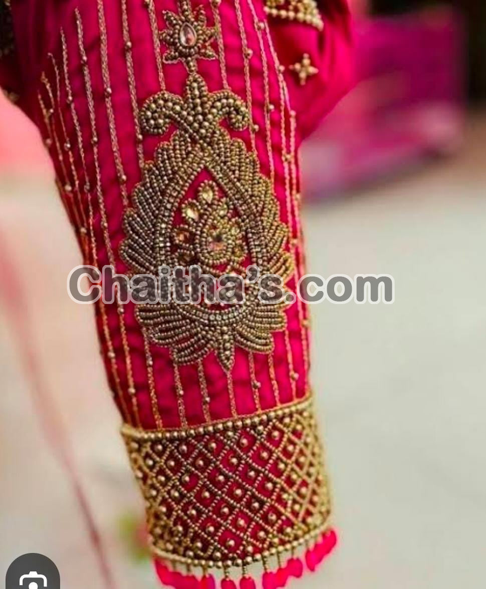Maggam Work with Blouse Stitching