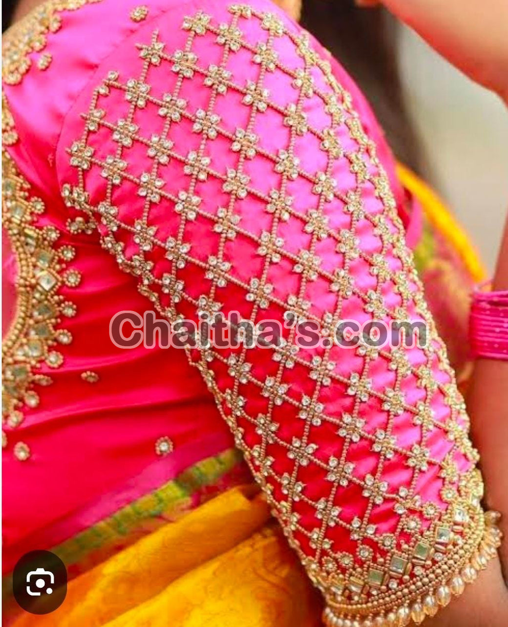 Maggam Work with Blouse Stitching
