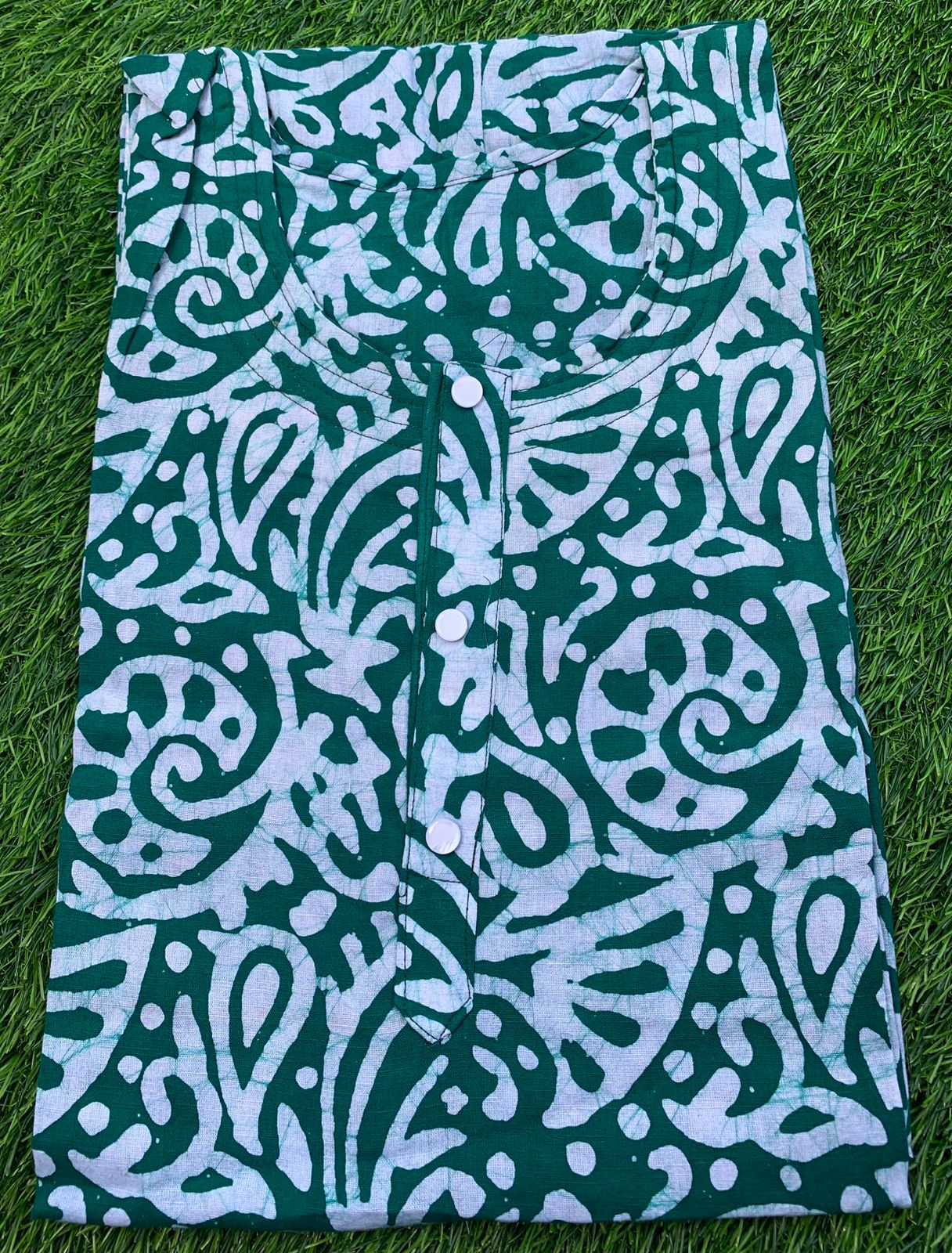 Hand Made Soft Cotton Batik Nighty