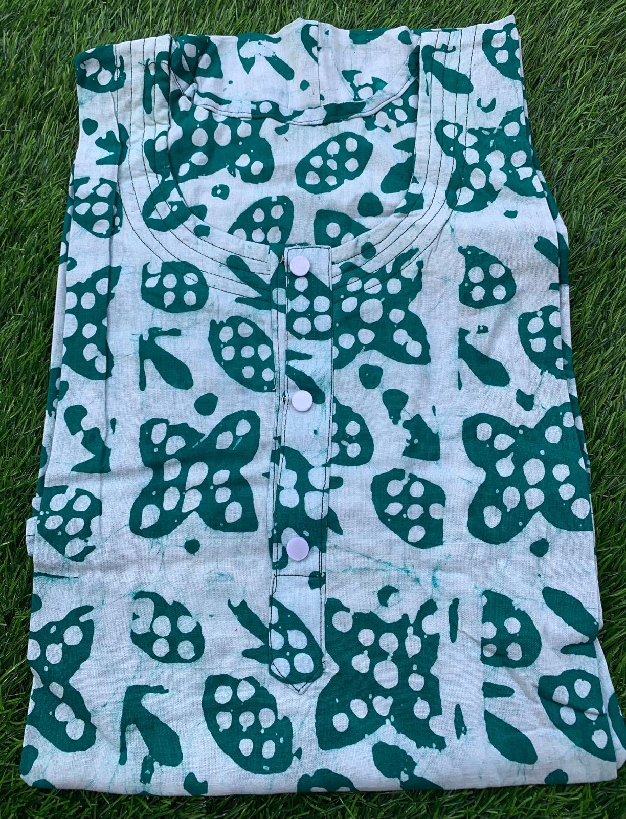 Hand Made Soft Cotton Batik Nighty
