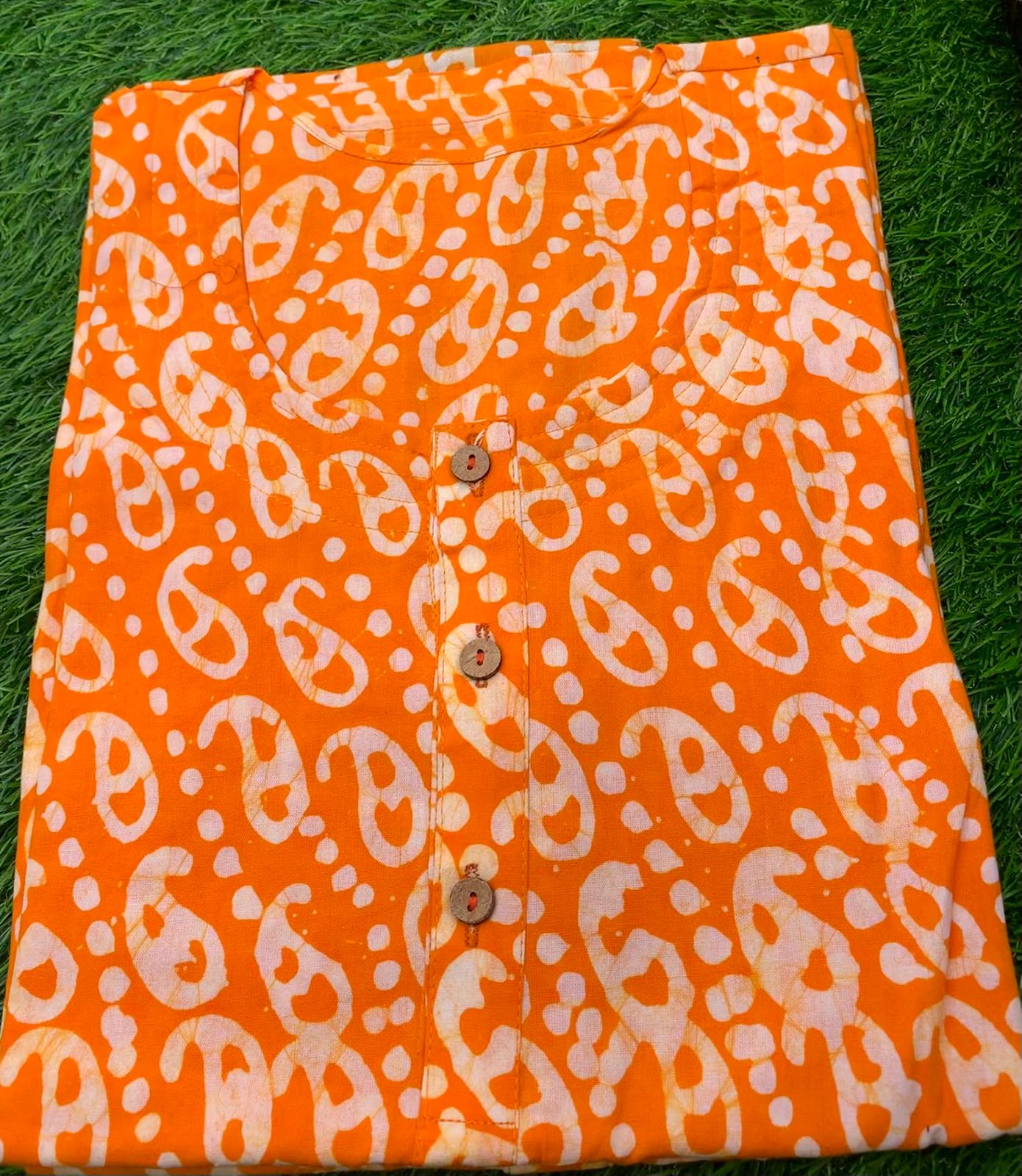 Hand Made Soft Cotton Batik Print Nighty