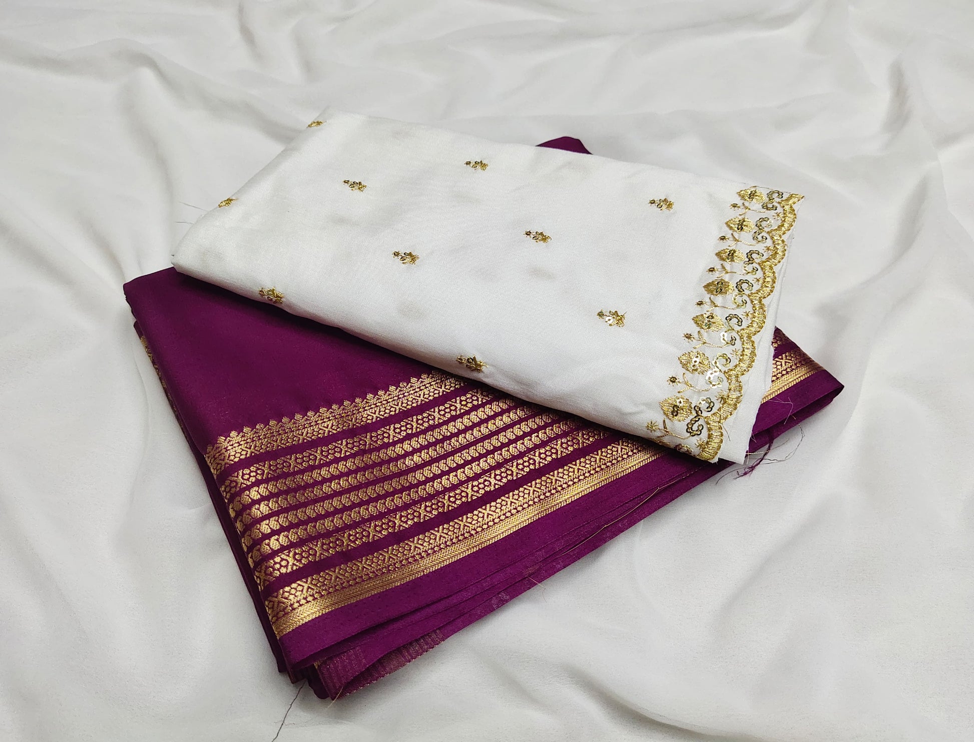 Binny Mysore Crape Silk Saree