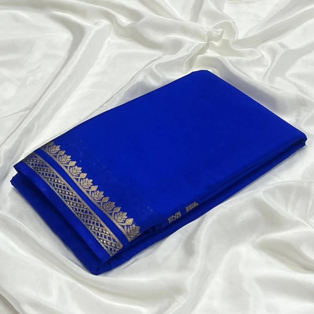 Mysore crepe silk saree