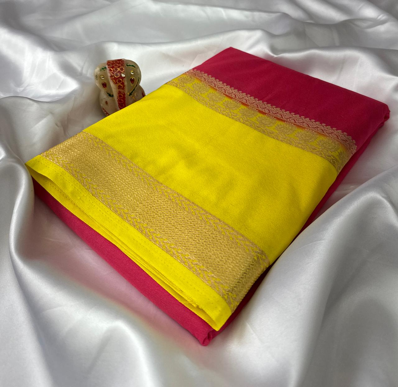 Mysore Crepe Silk Saree