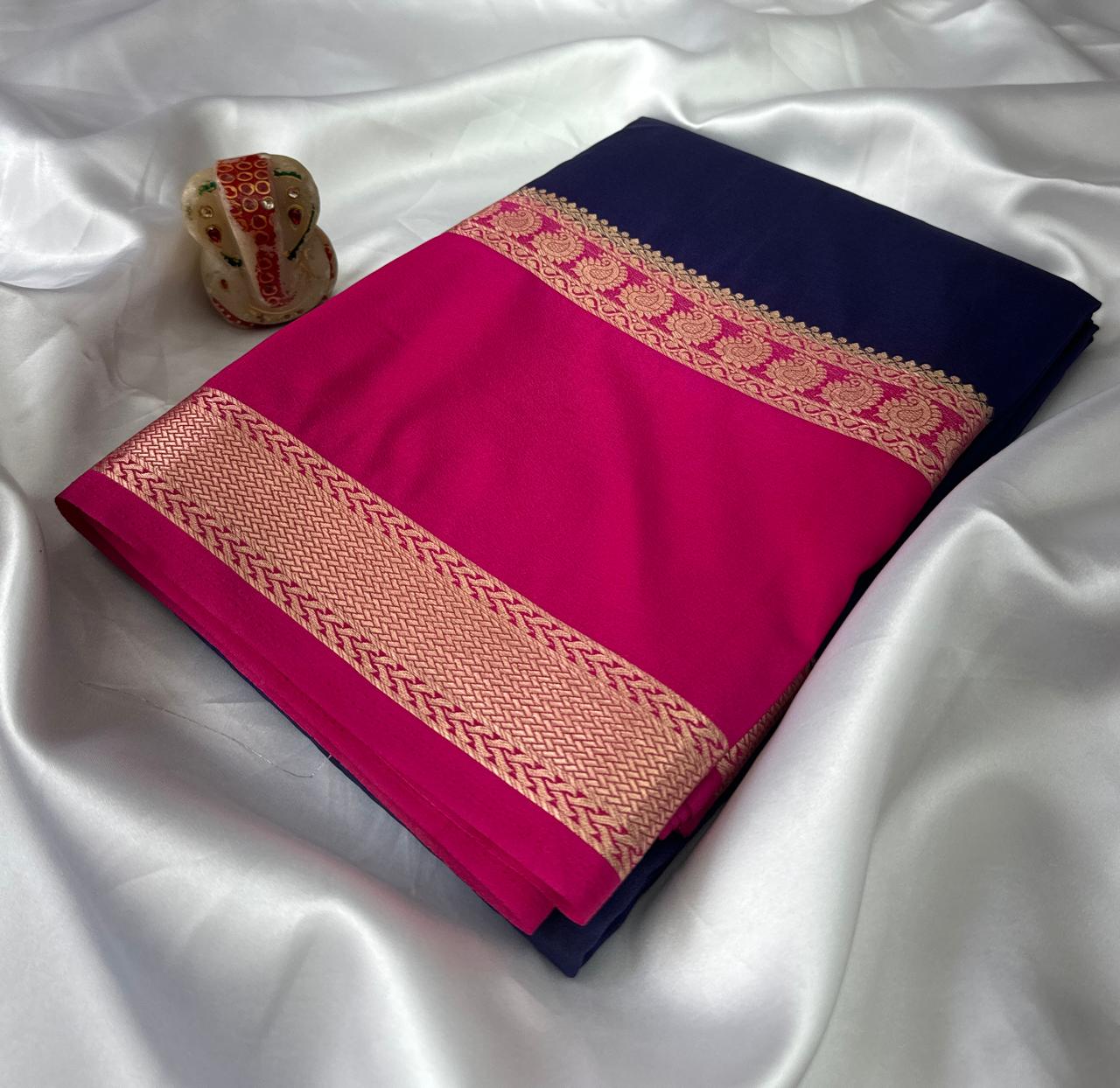 Mysore Crepe Silk Saree