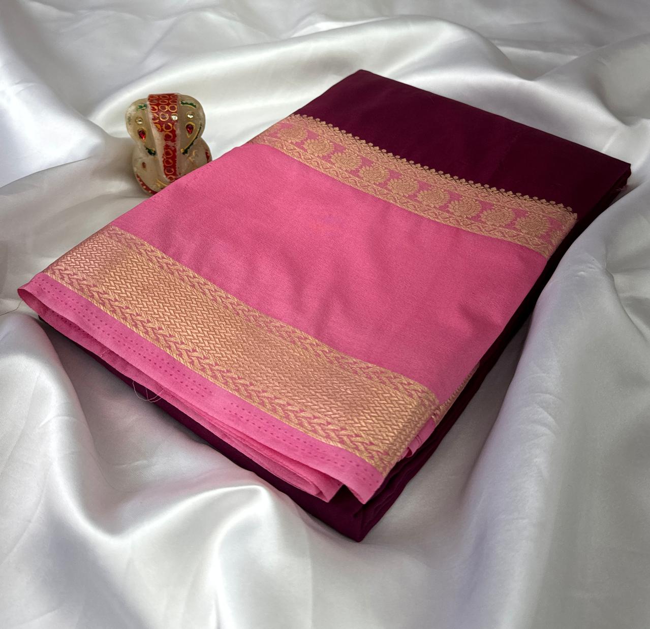 Mysore Crepe Silk Saree