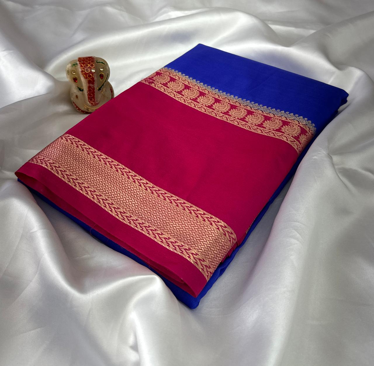 Mysore Crepe Silk Saree