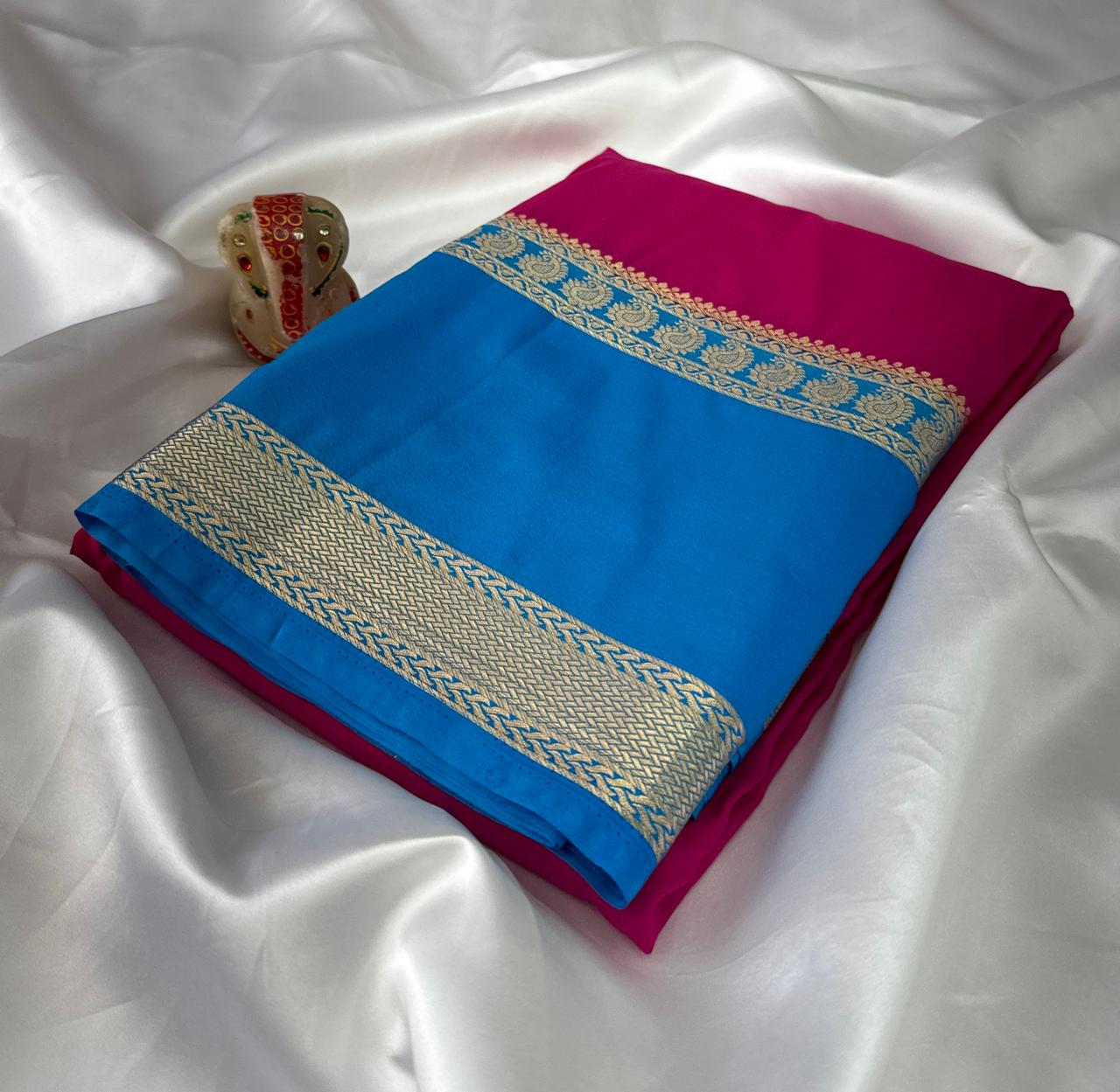 Mysore Crepe Silk Saree