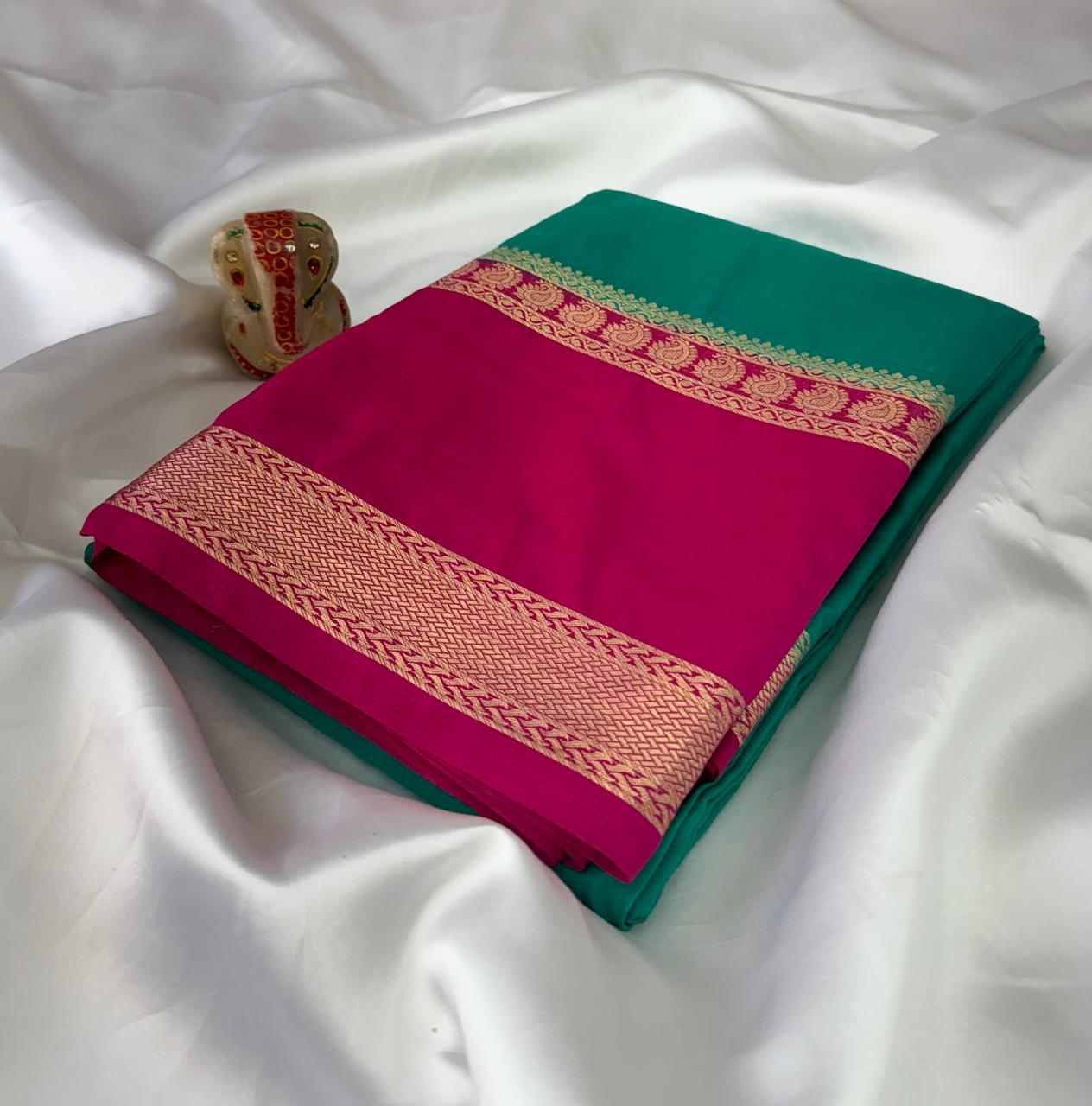 Mysore Crepe Silk Saree