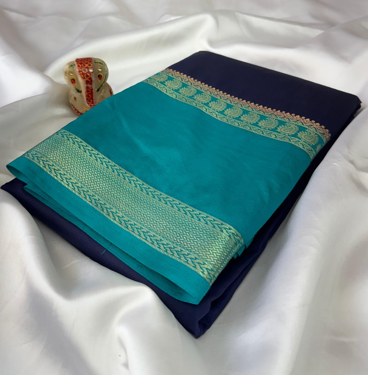 Mysore Crepe Silk Saree