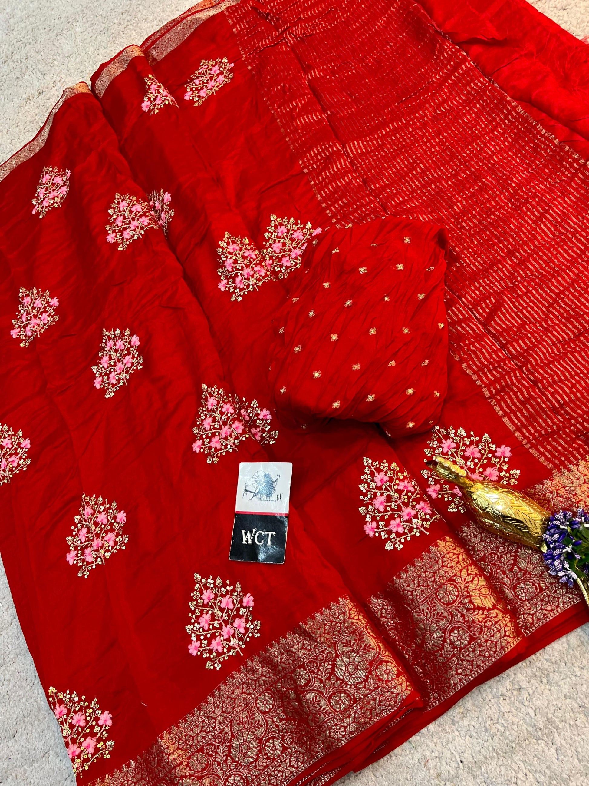 Mysore Crape Silk Sarees