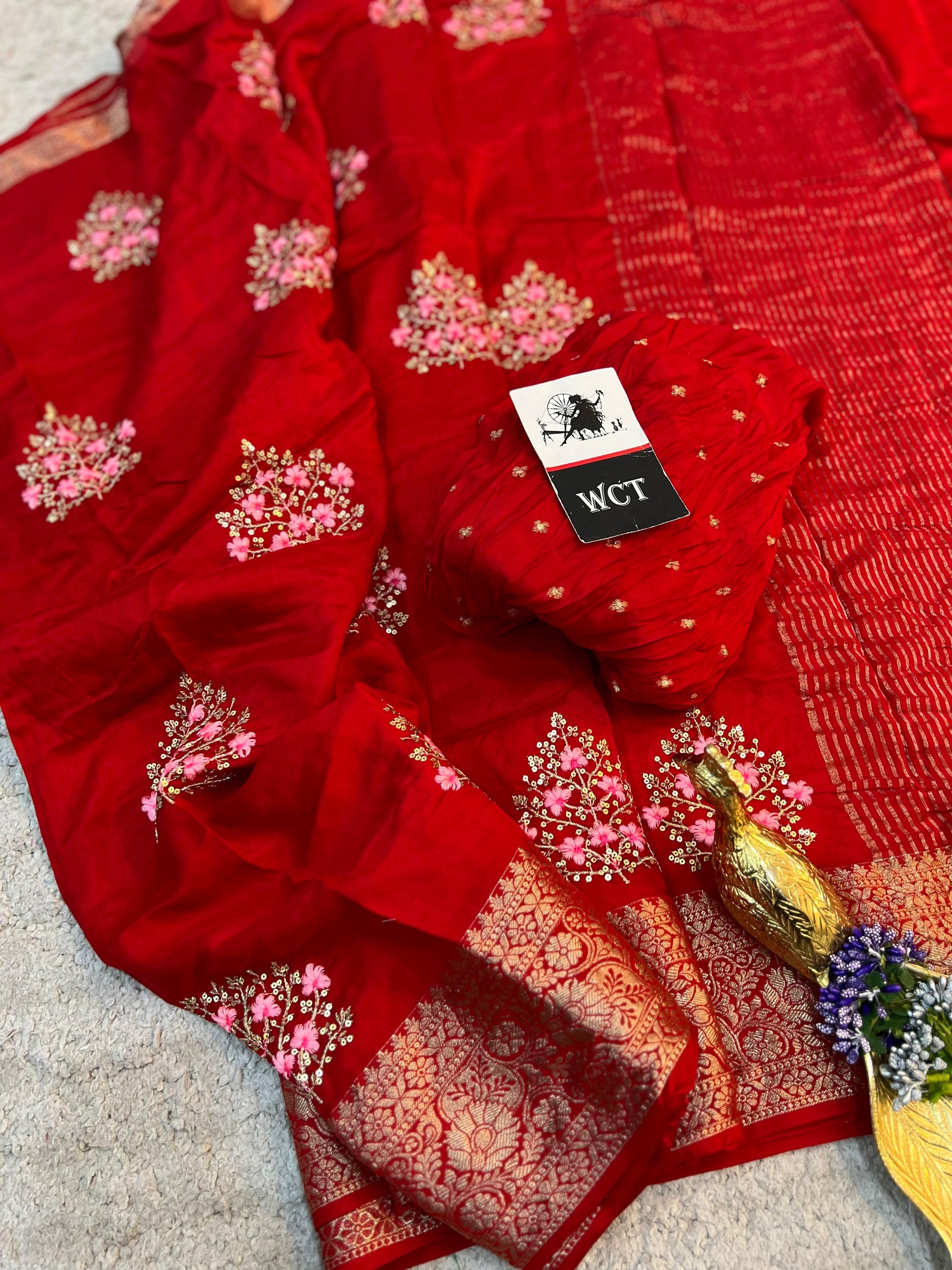 Mysore Crape Silk Sarees