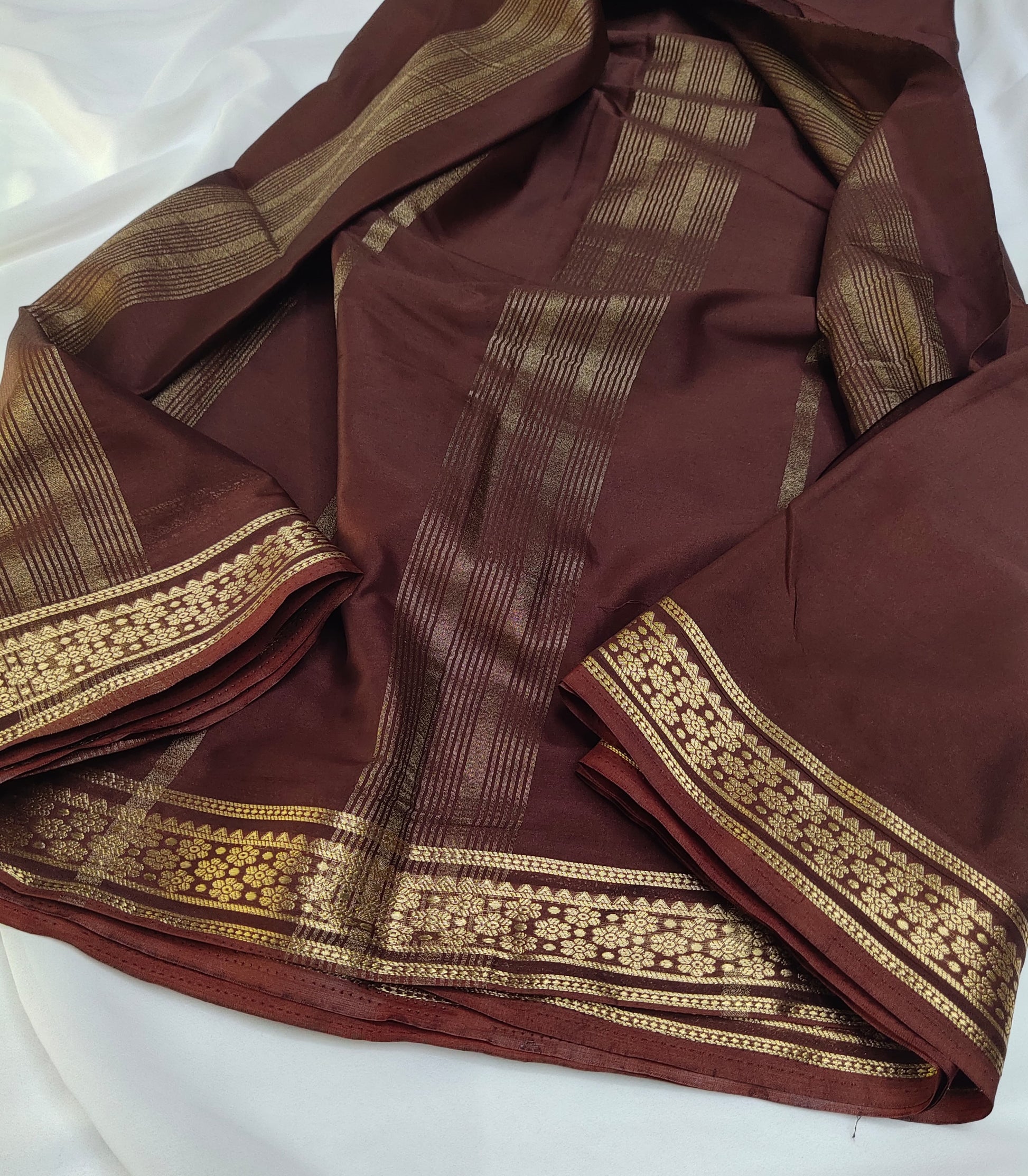 Mysore Crape Silk Saree