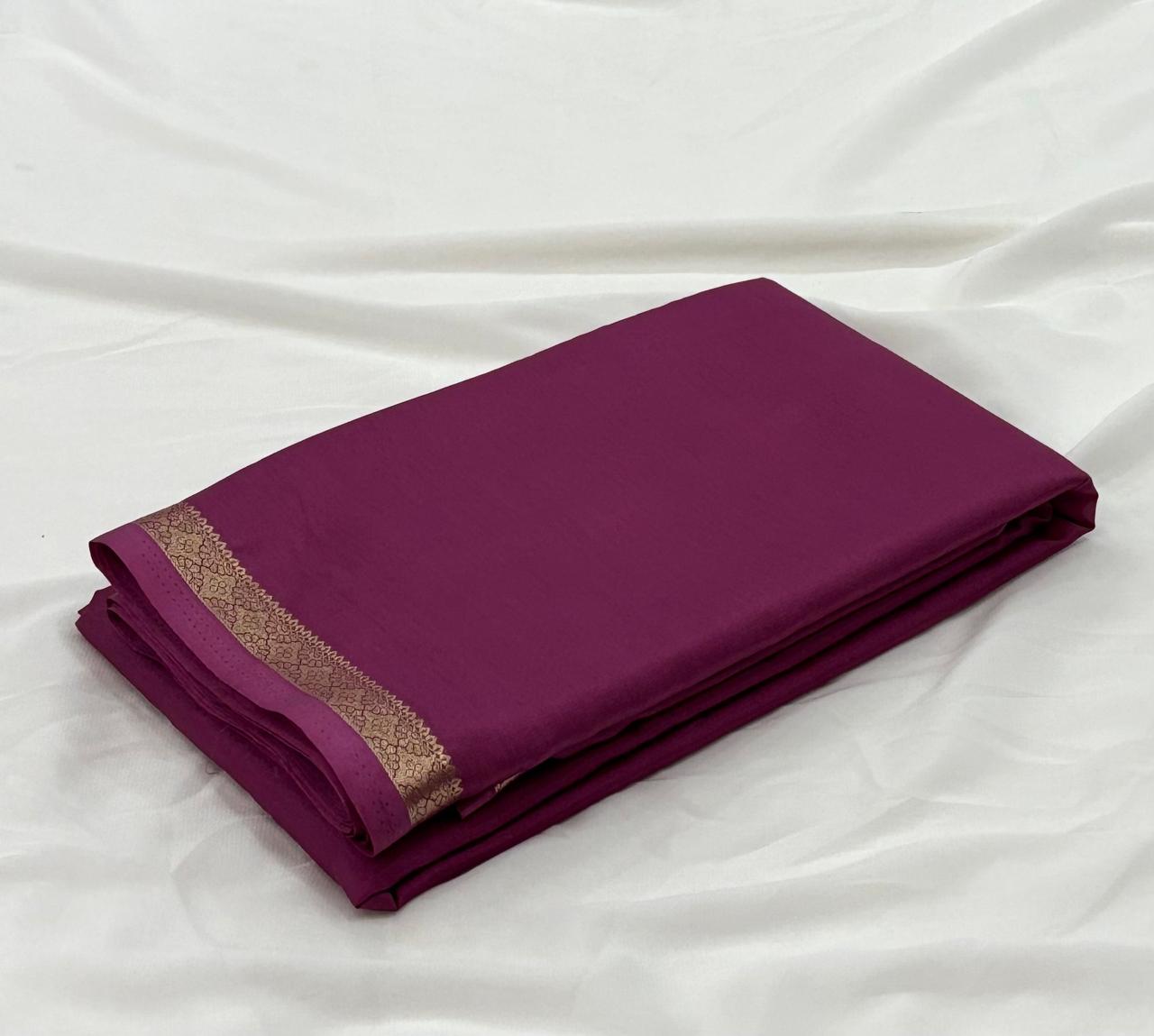 Mysore Crepe Silk Saree