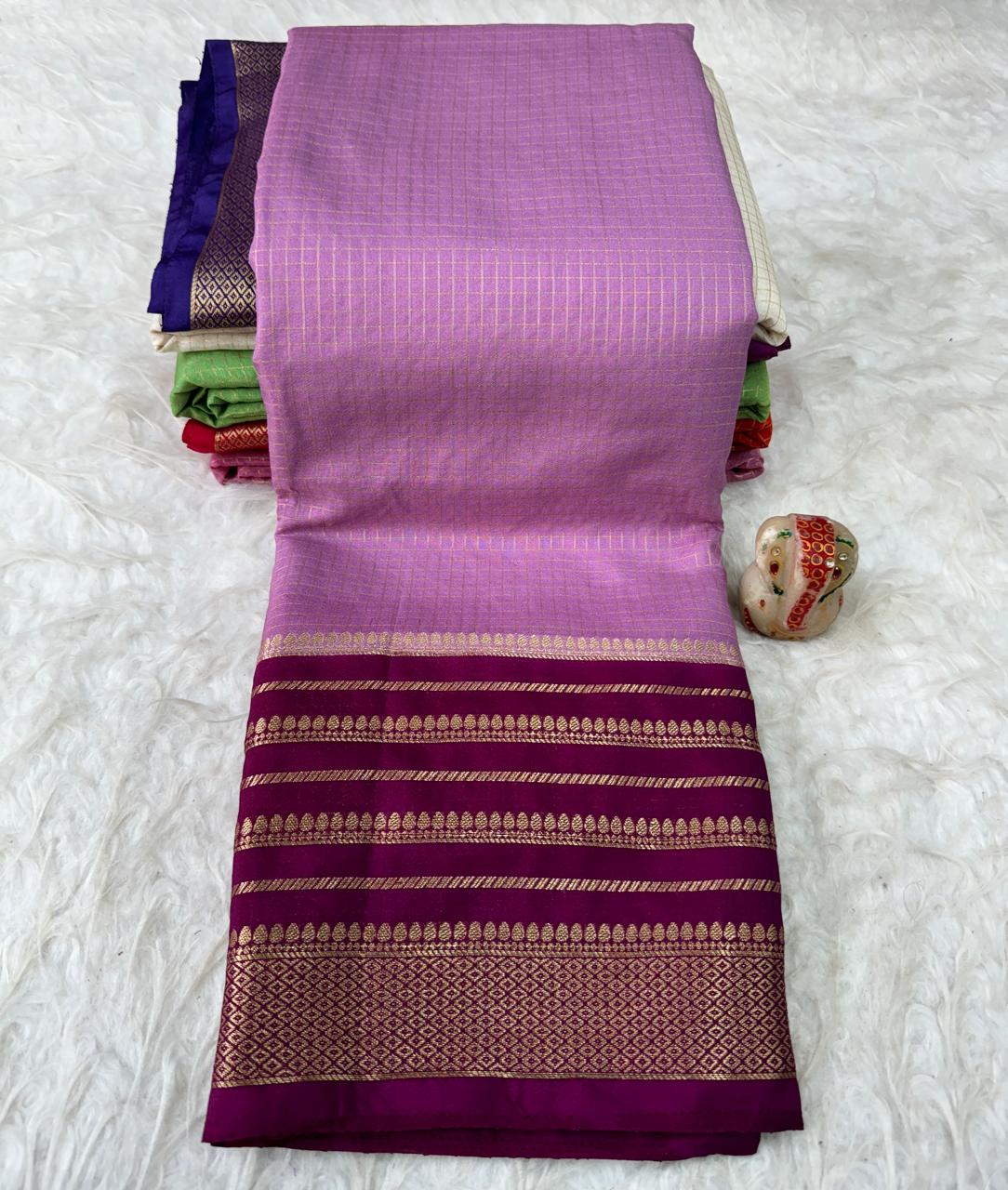 Mysore Crape Silk Saree