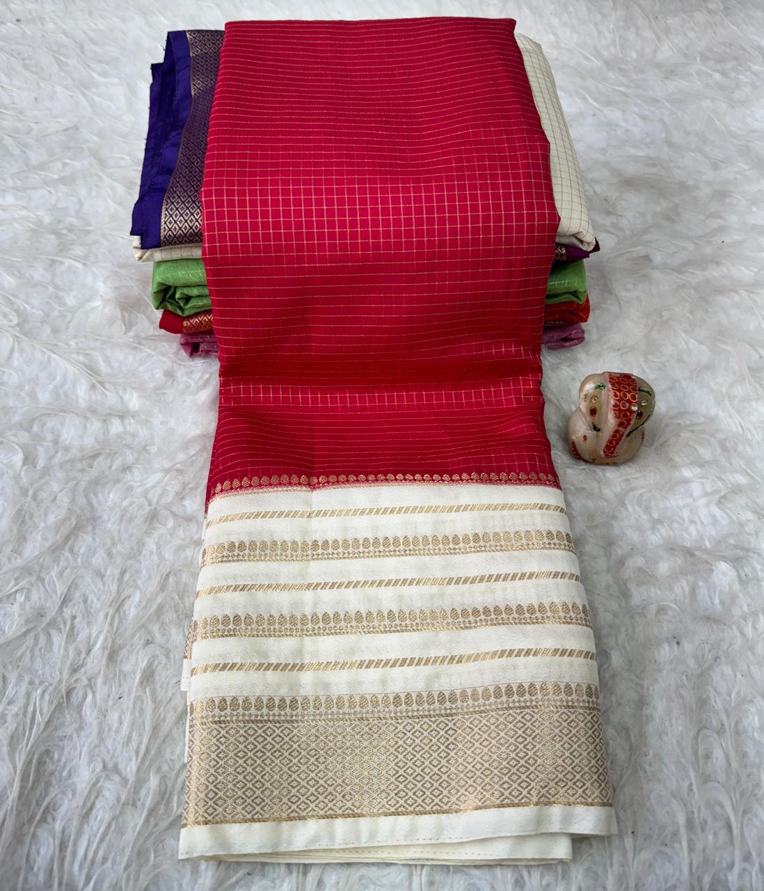 Mysore Crape Silk Saree