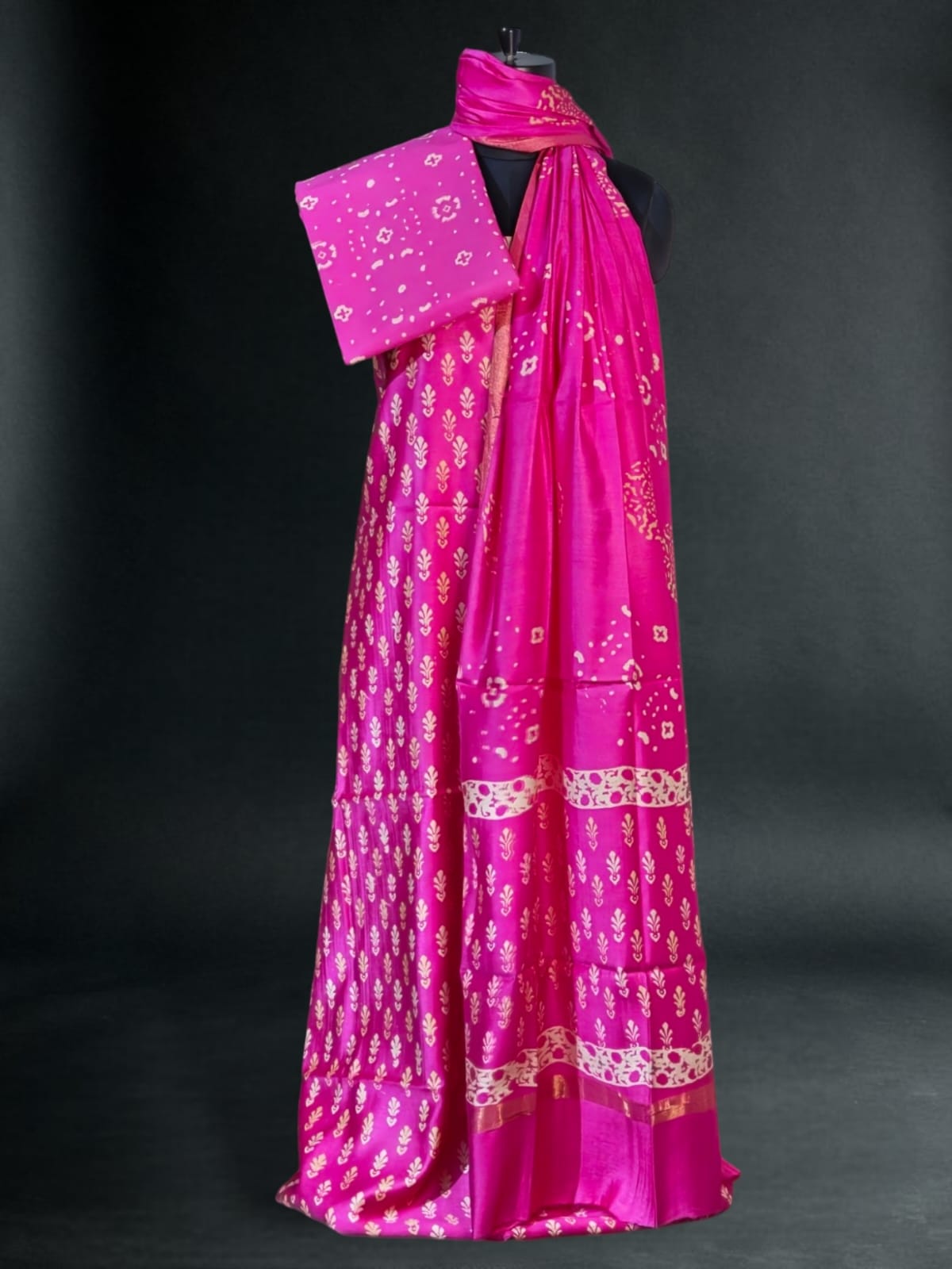 Chanderi Silk Dress Material