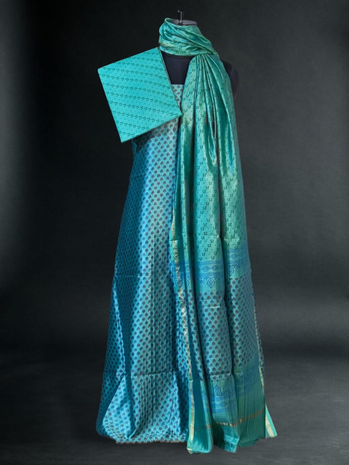 Chanderi Silk  Dress Material