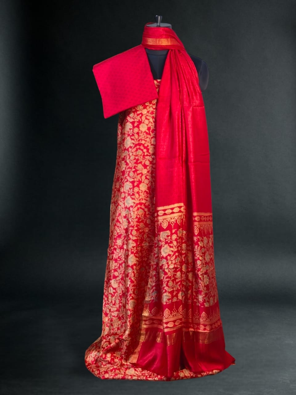 Chanderi Silk  Dress Material