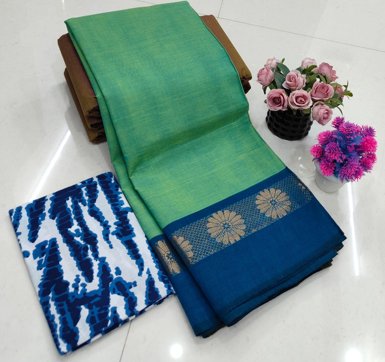 Chettinadu Fancy Cotton Saree