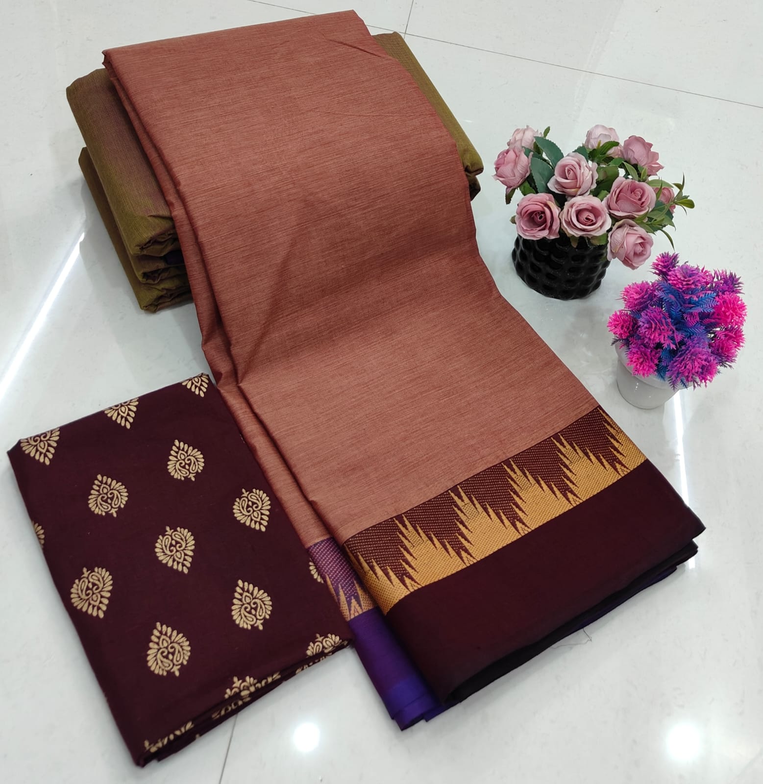 Chettinadu Fancy Cotton Saree