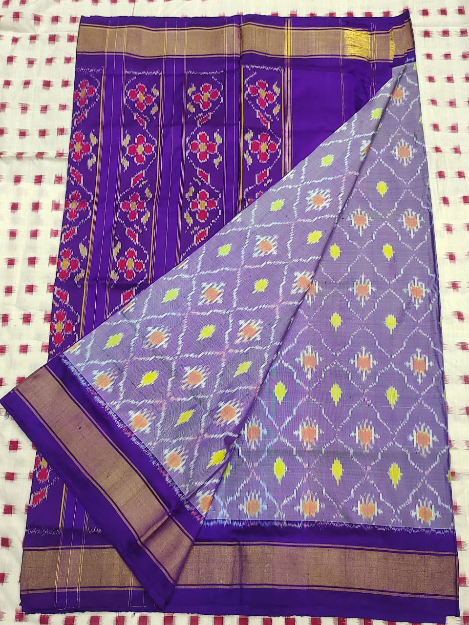 Pochampally Ikt Pure Silk Saree