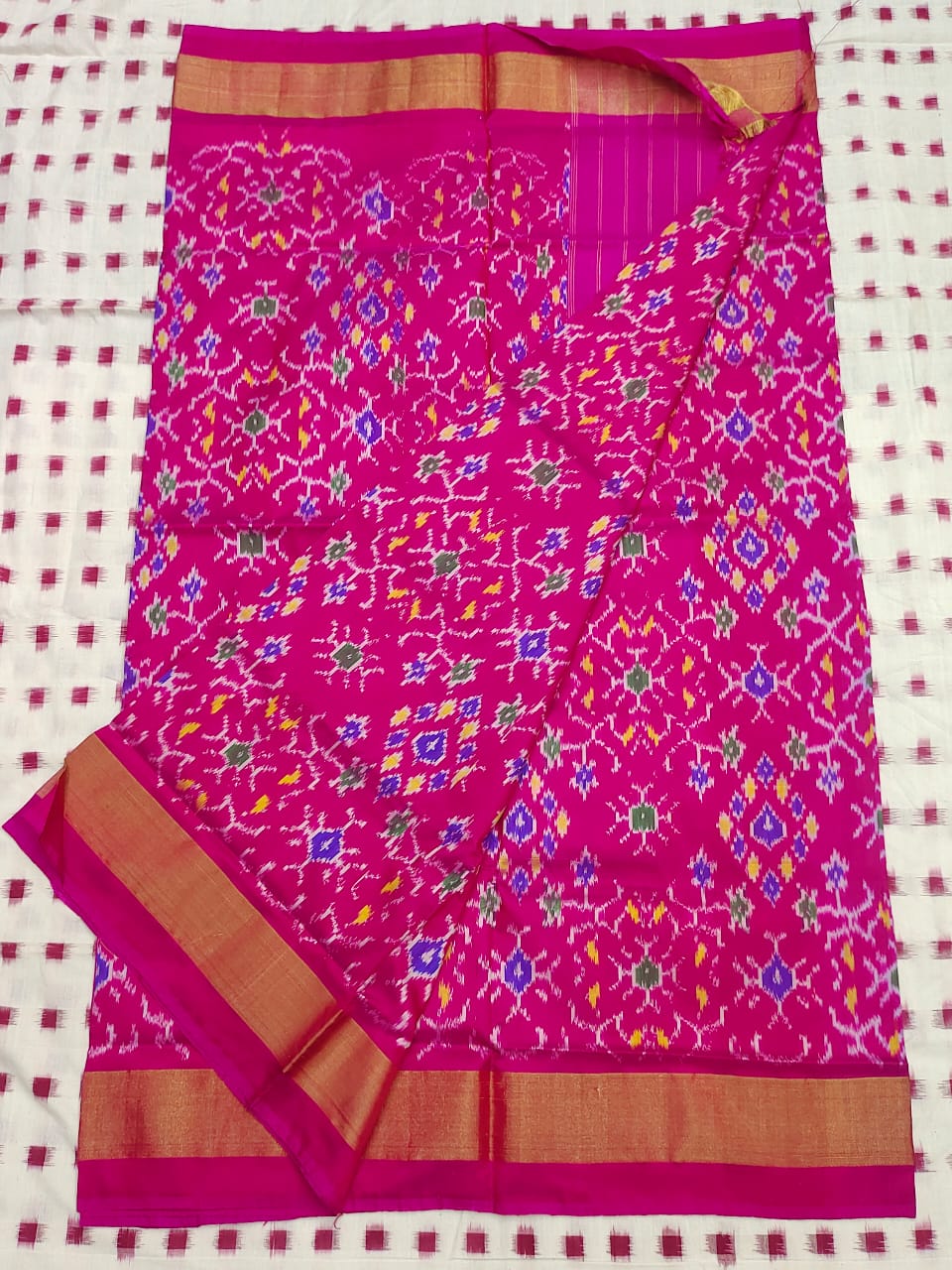 Pochampally Ikt Pure Silk Saree