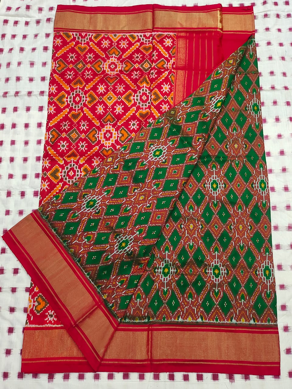Pochampally Ikt Pure Silk Saree