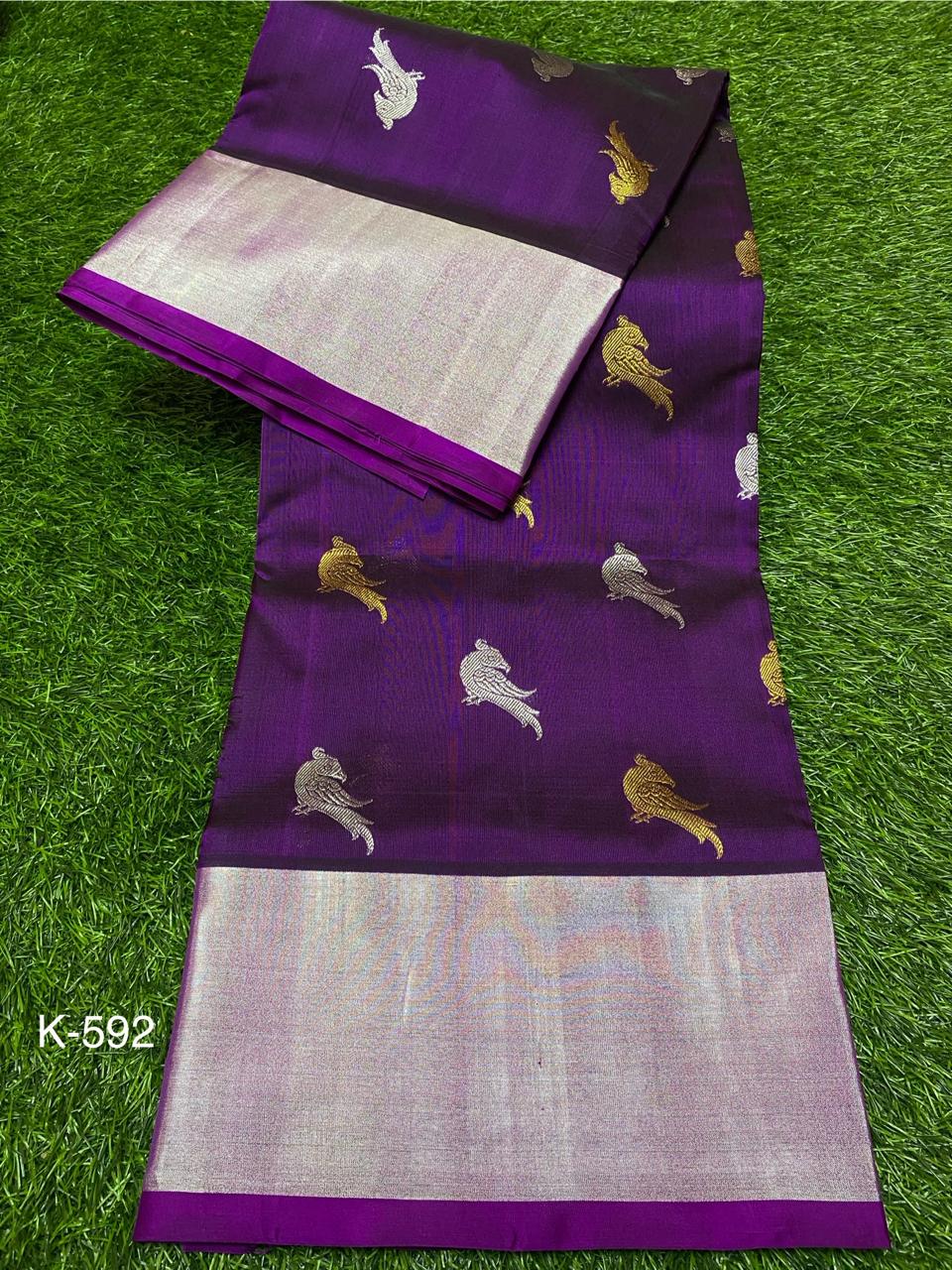 Venkatagiri Pure Silk Buttas Design Saree