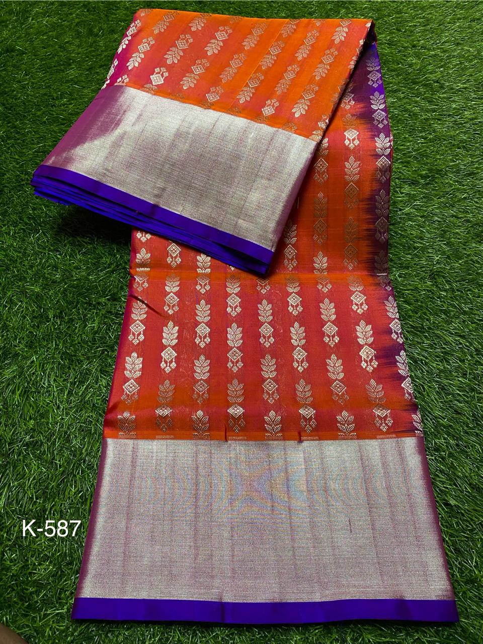 Venkatagiri Pure Silk Buttas Design Saree