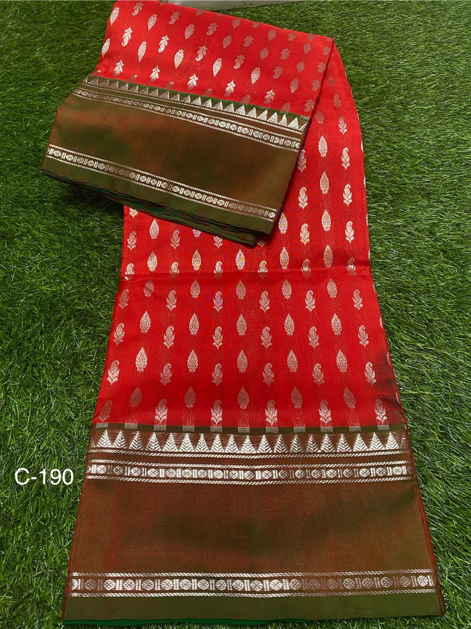 Venkatagiri Pure Silk Buttas Design Saree