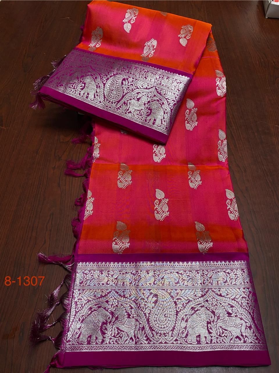 Venkatagiri Pure Silk Buttas Design Saree&nbsp;