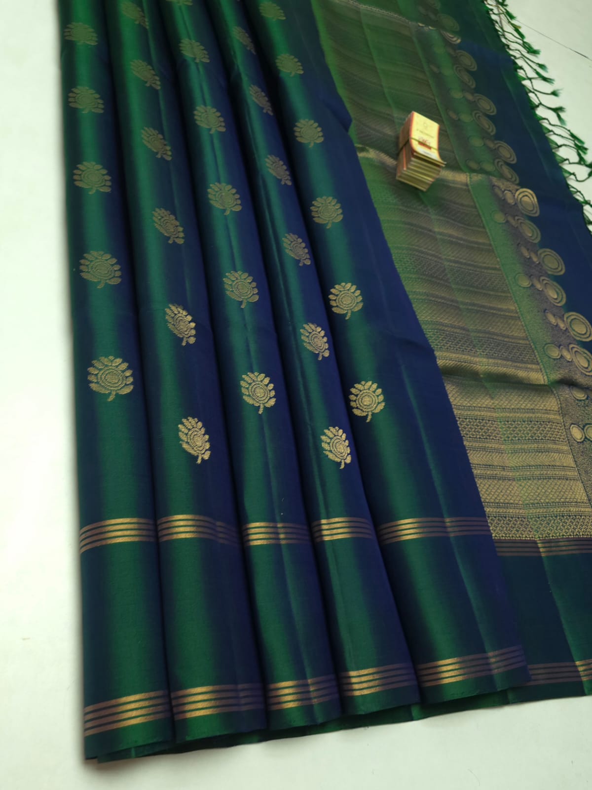 Kanchipuram Soft Silk Fancy Double Warp Saree