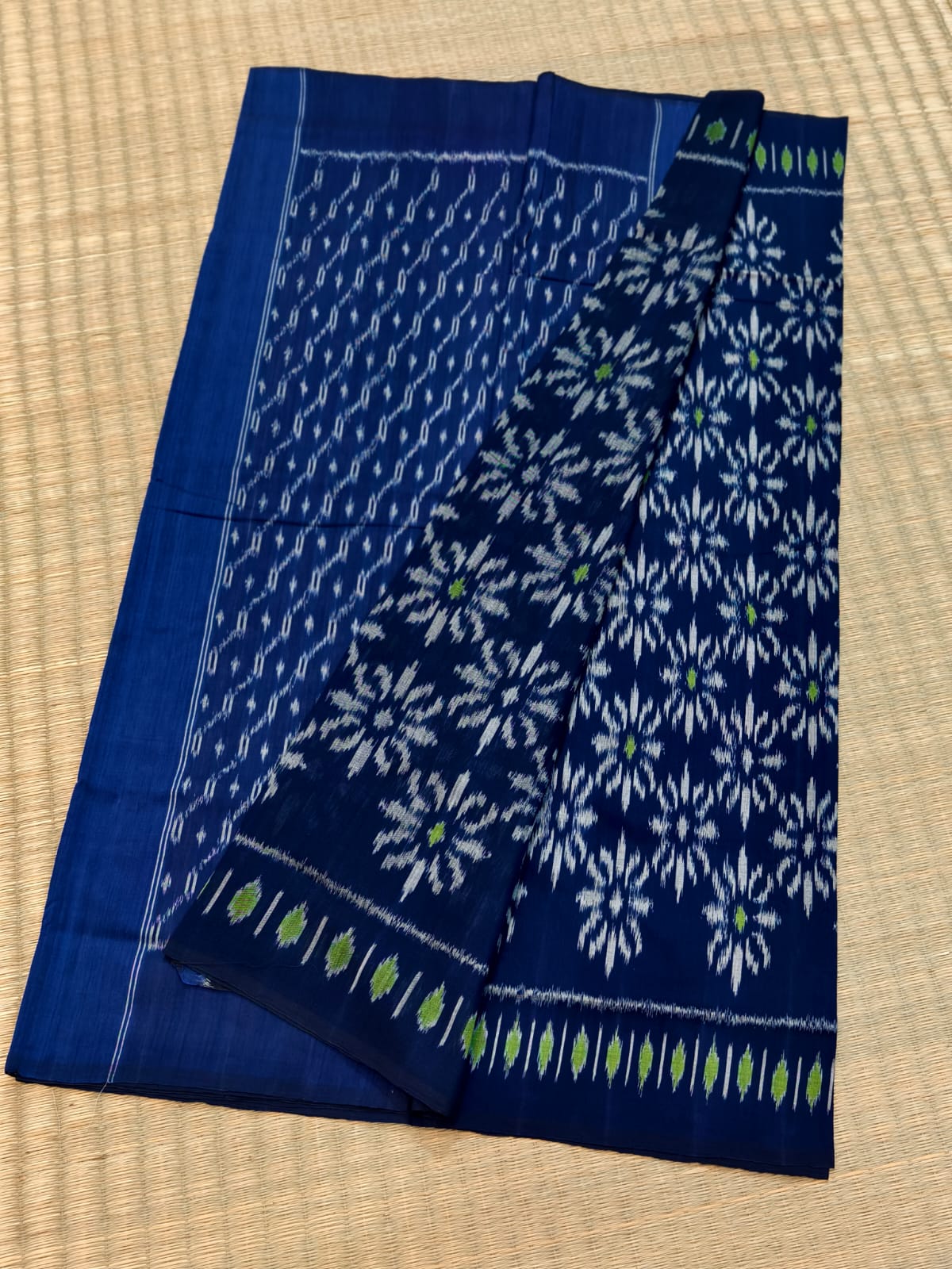 Pochampally Double Ikat Cotton Saree
