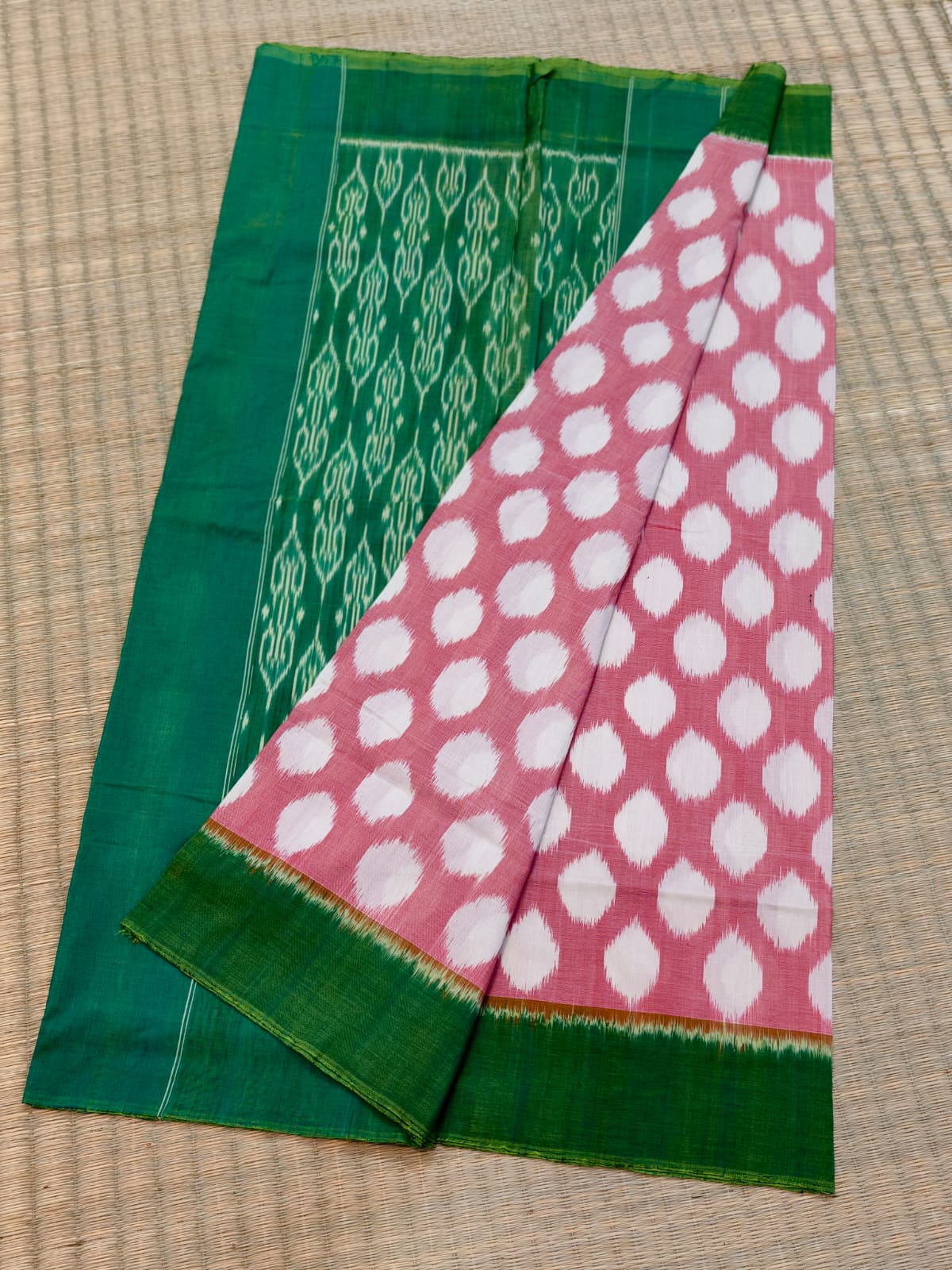 Pochampally Double Ikat Cotton Saree