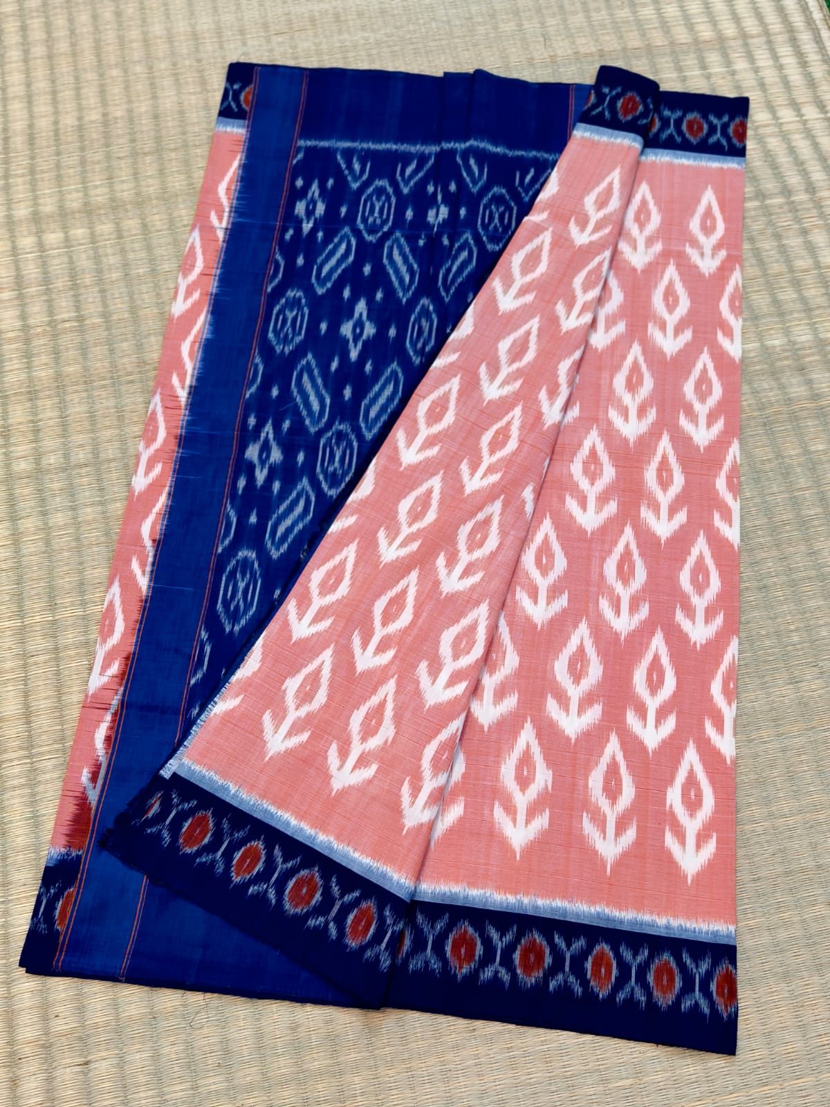 Pochampally Double Ikat Cotton Saree