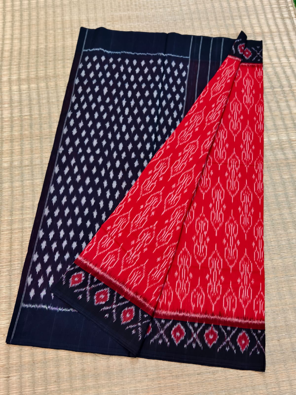 Pochampally Double Ikat Cotton Saree