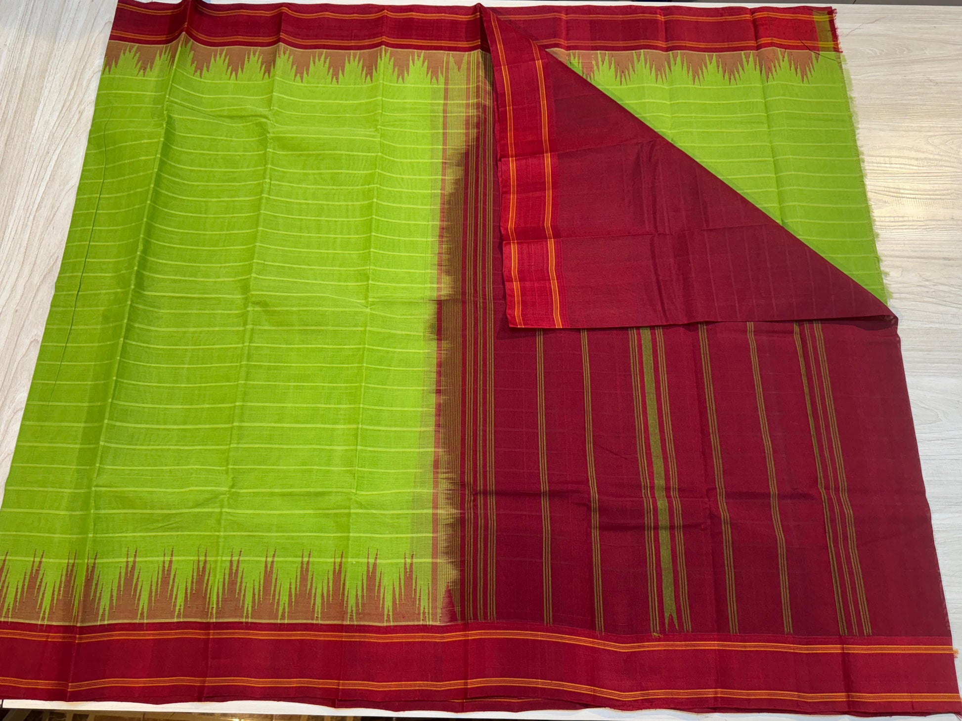 Kanchipuram Silk / Cotton Saree