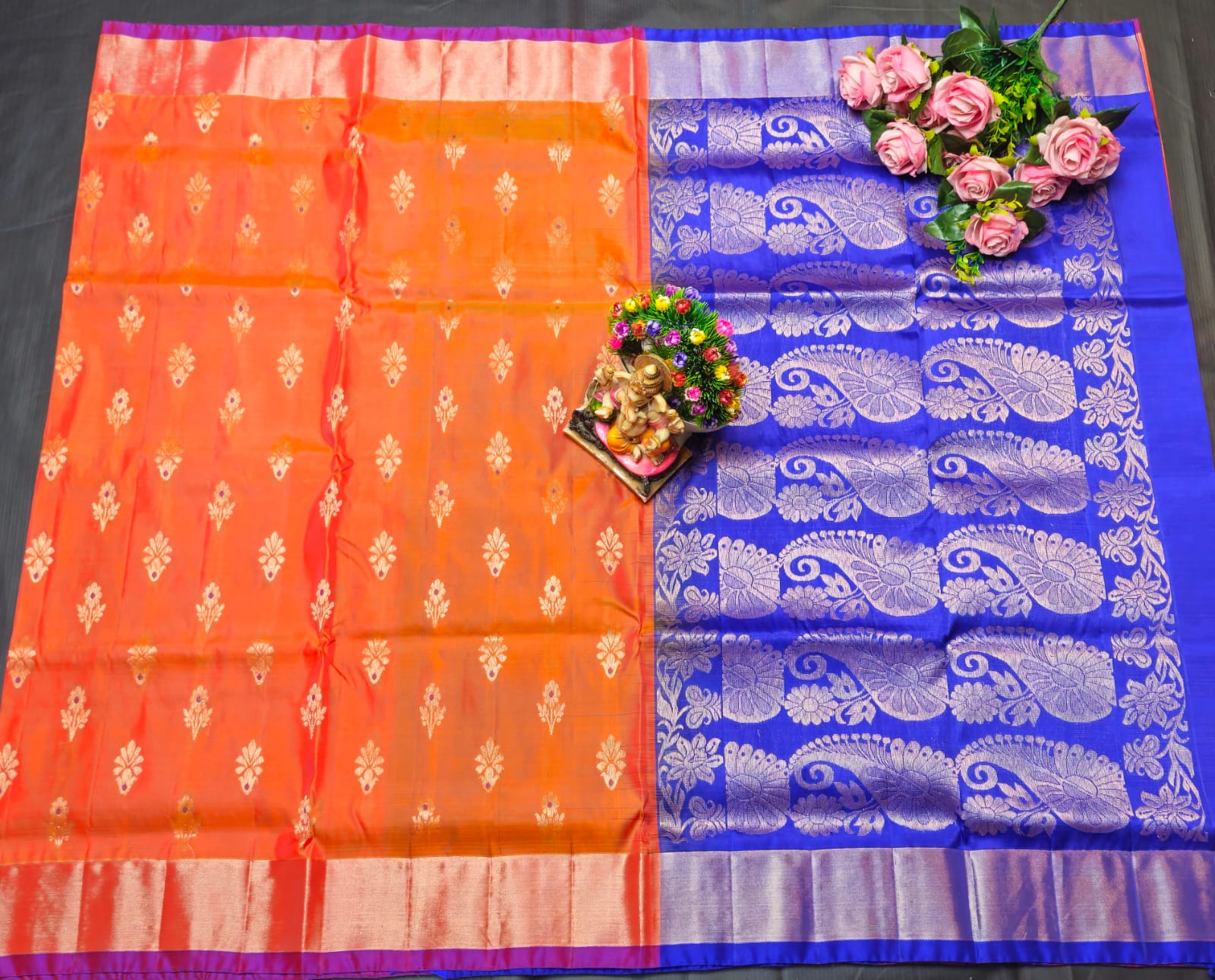 Soft Silk / Cotton Single Warp Zari Border Saree
