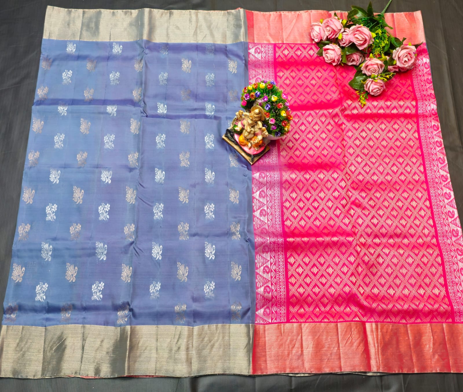 Soft Silk / Cotton Single Warp Zari Border Saree