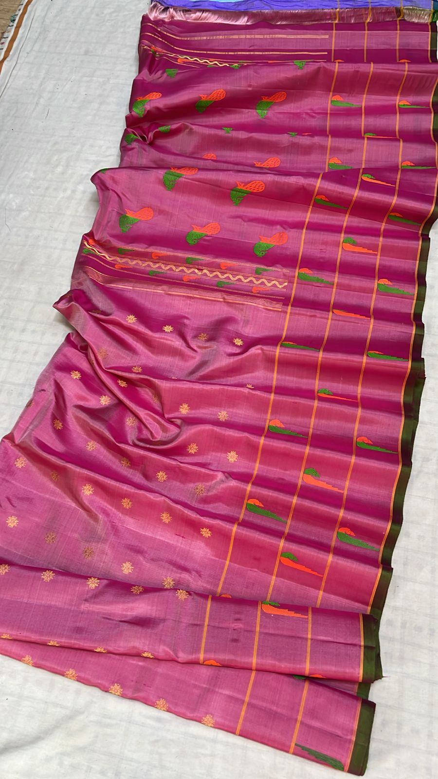 Gadwal Handloom Pure Silk Saree