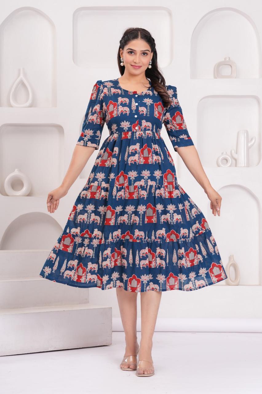 Printed Cotton Kurti