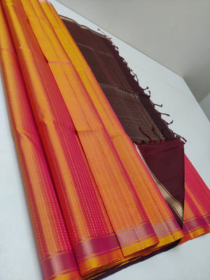Kanchipuram Soft Silk Double Warp Saree