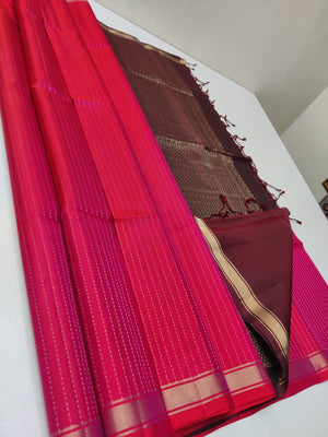 Kanchipuram Soft Silk Double Warp Saree