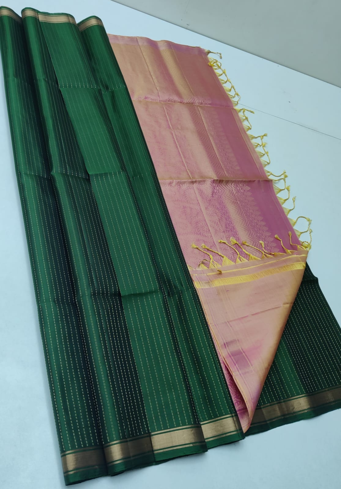 Kanchipuram Soft Silk Double Warp Saree