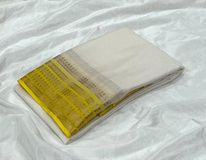 Semi Mysore Crepe Silk Saree With Blouse